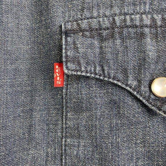 LEVI Dark Denim Shirt - Picture 3 of 9